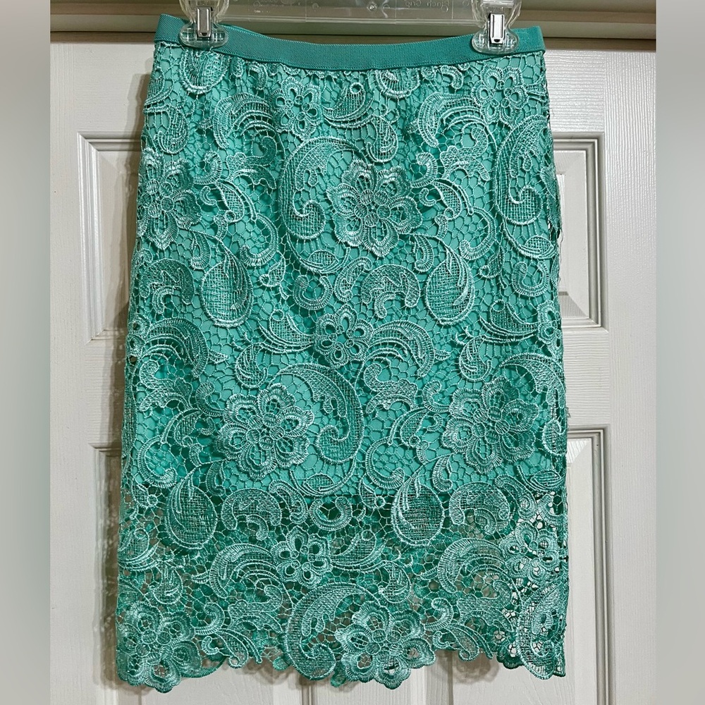 Charlotte Russe Lace Pencil Skirt